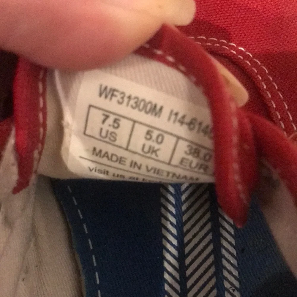 Keds Red Canvas Lace-Up Sneakers
